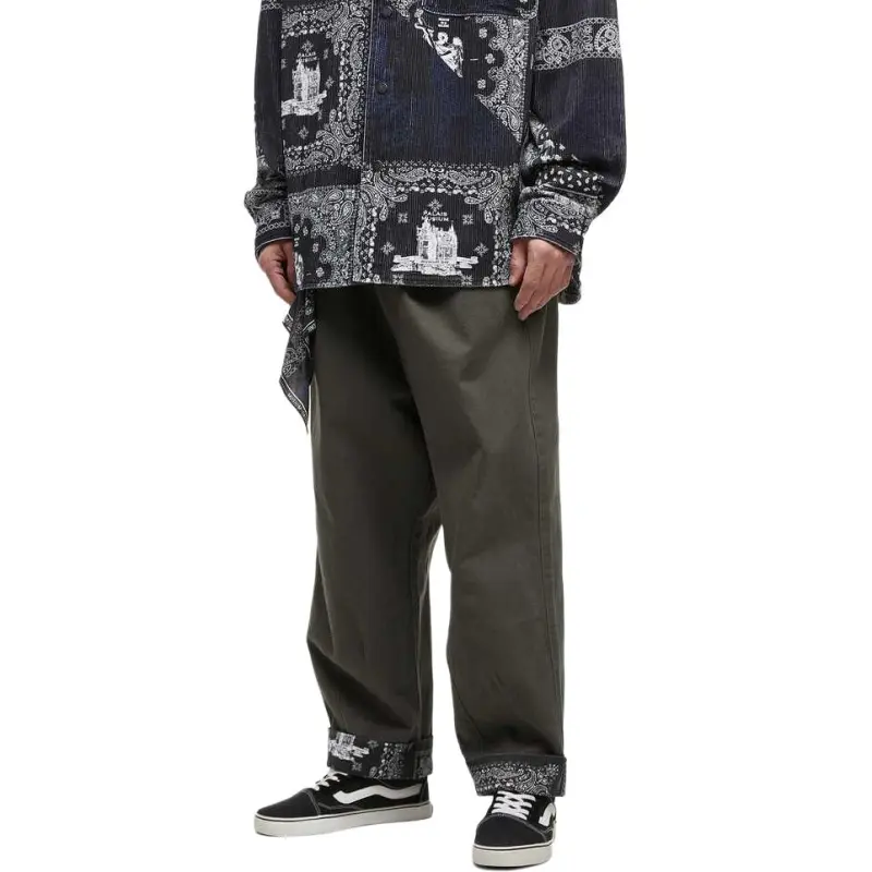 MUSIUM DIV Drawstring Straight-leg Trousers-3
