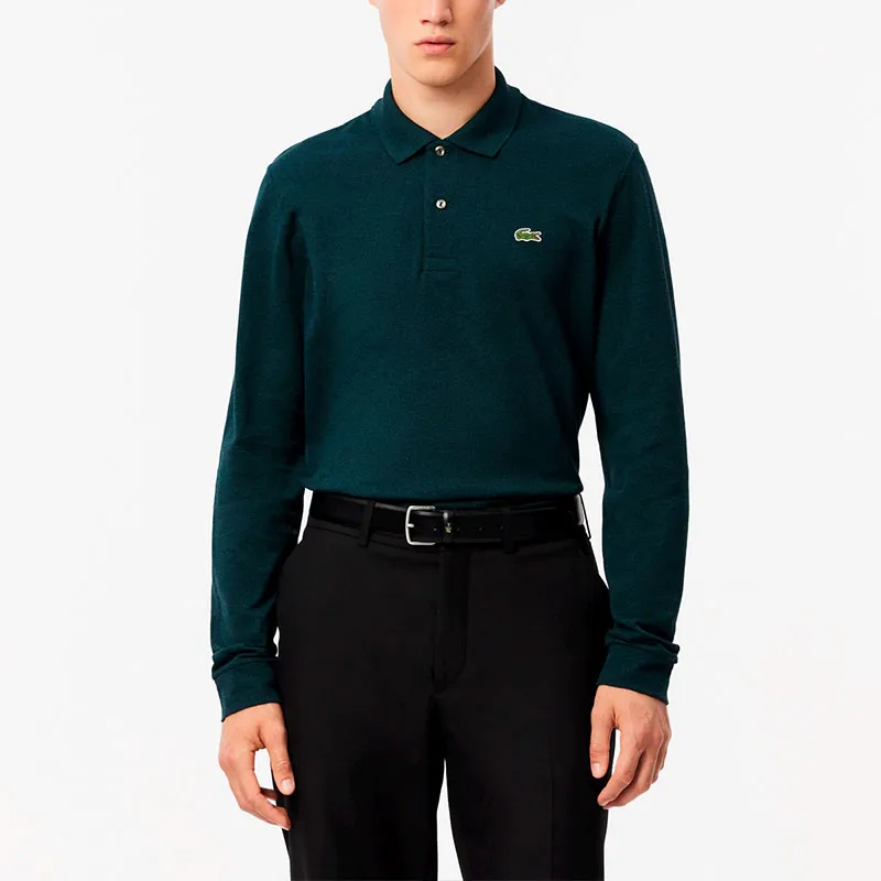 LACOSTE Polo Shirt Men's Dark Green-1