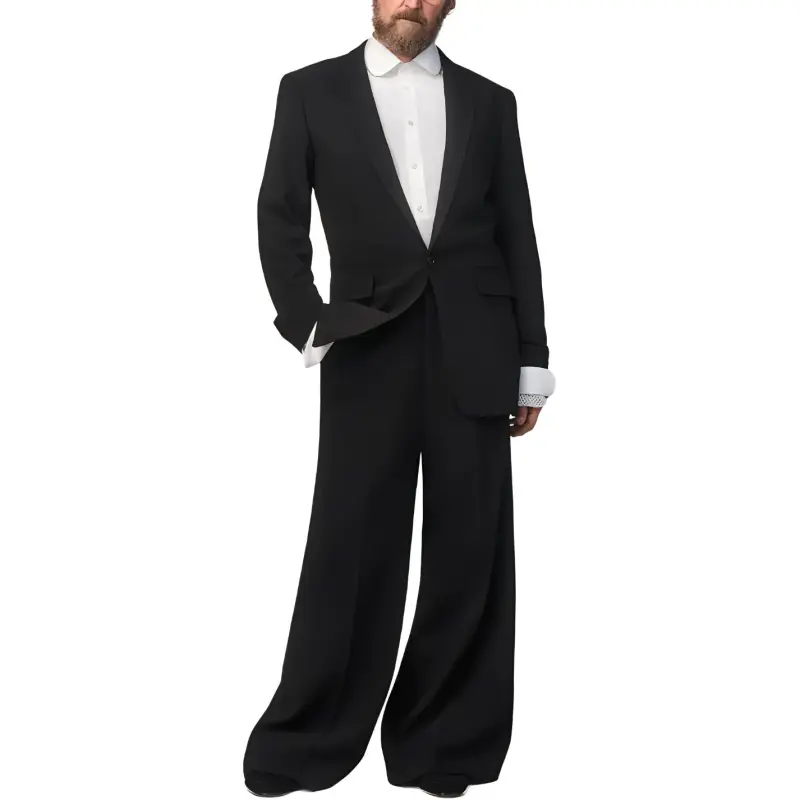 ZARA Stefano Pilati Collaboration Business Suits Men Black-2