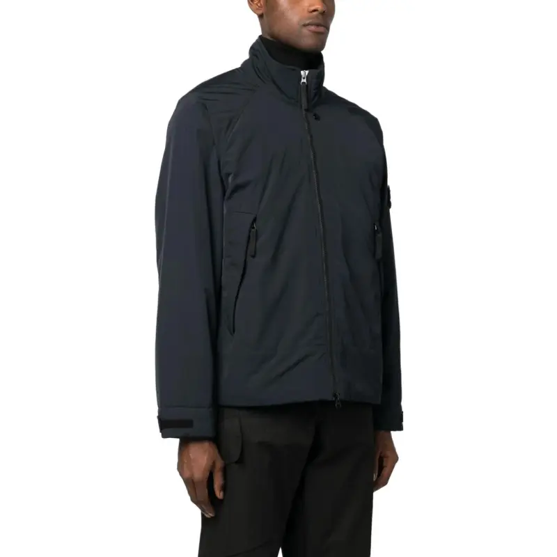 STONE ISLAND Compass Patch Zip Up Windbreaker-3