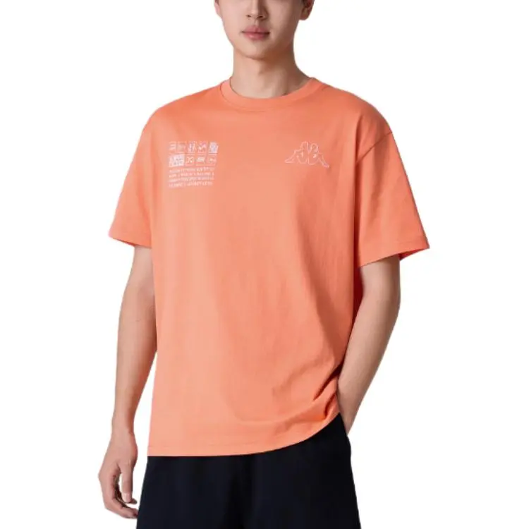 Kappa T-Shirts Men Orange-7602-2