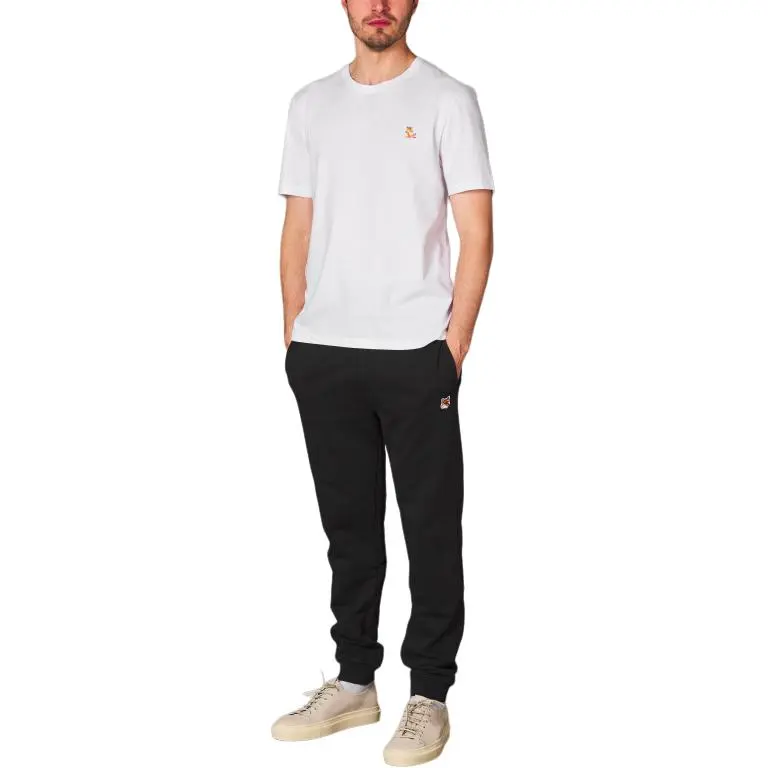 Maison Kitsune Chillax Fox Patch Crewneck T Shirt-3