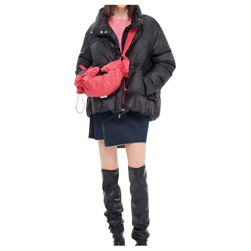 Self Who Polyamide Crossbody Bag Women's Apple Green/Rogue Red-4
