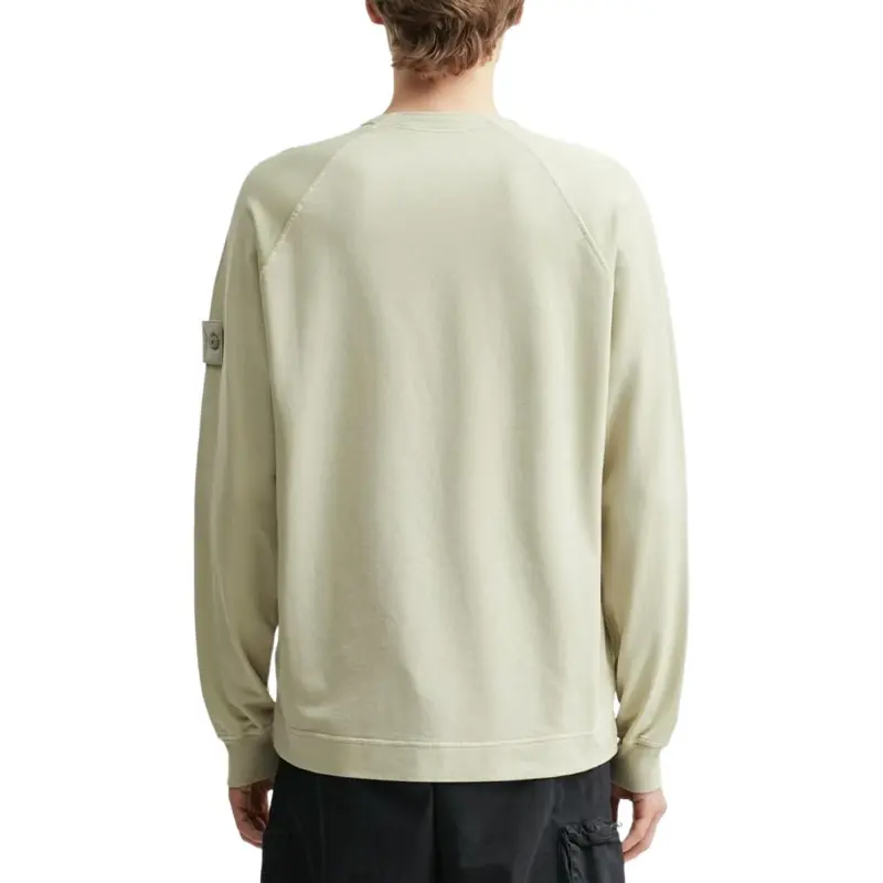 STONE ISLAND Ghost Logo Patch Crewneck Sweatshirt-3
