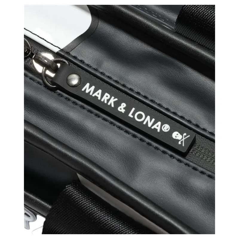 MARK & LONA Synthetic Leather Tote Bag, Shopping Bag, Handbag Unisex Black-6