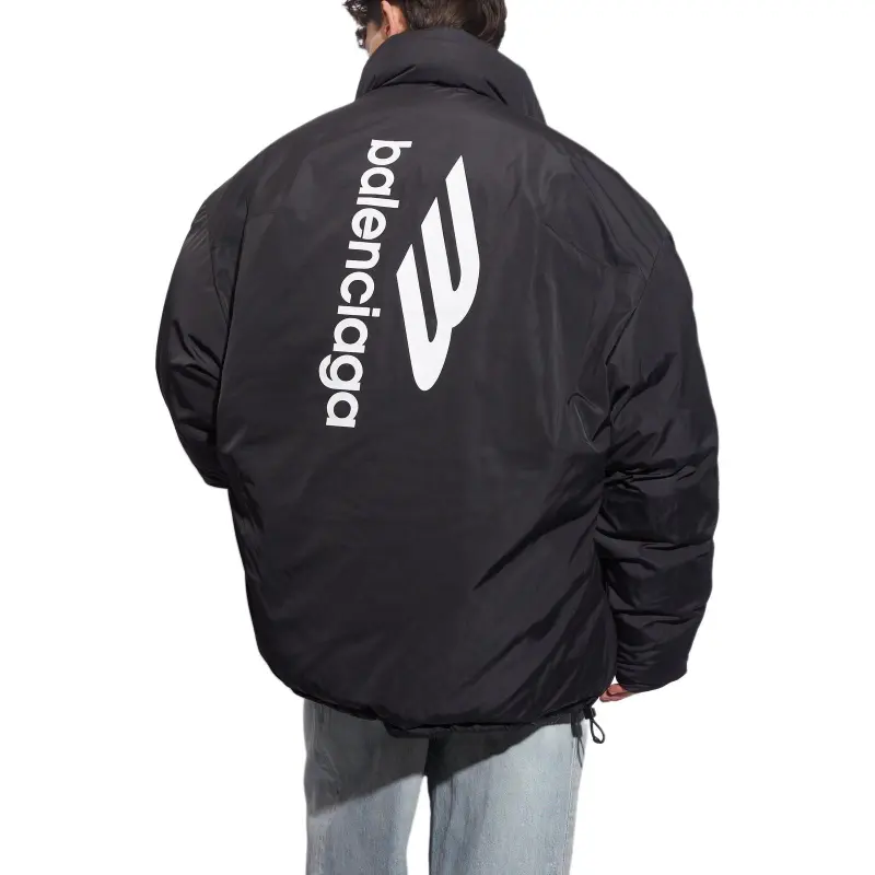 Balenciaga FW23 Puffer Jacket Regular Fit Men's Black-7
