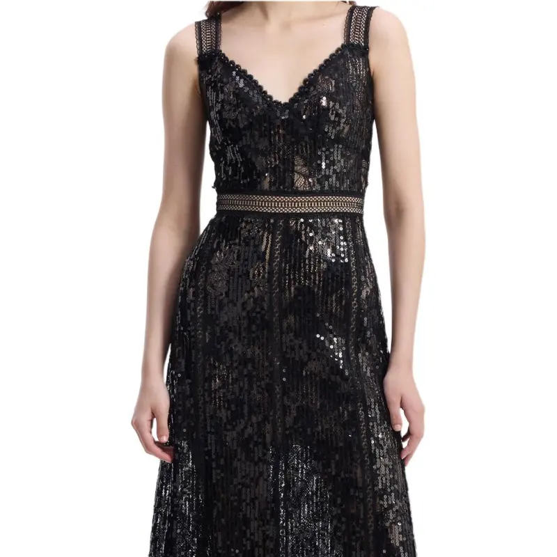 Bebe Slip Dresses Women's Black-1