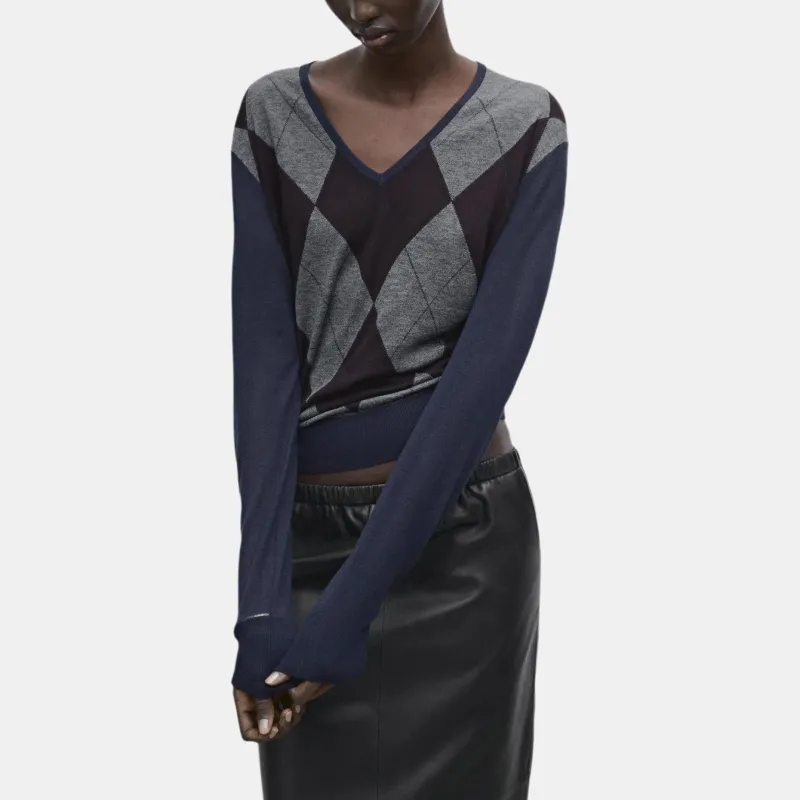 Massimo Dutti Knitwear Women's Blue-3