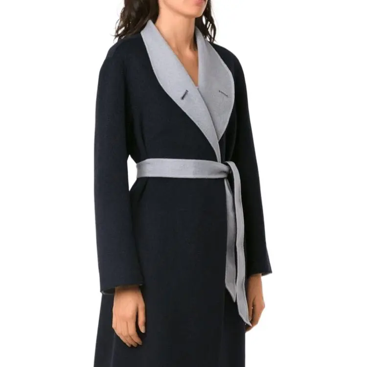 EMPORIO ARMANI Coats Women's Navy Blue-3