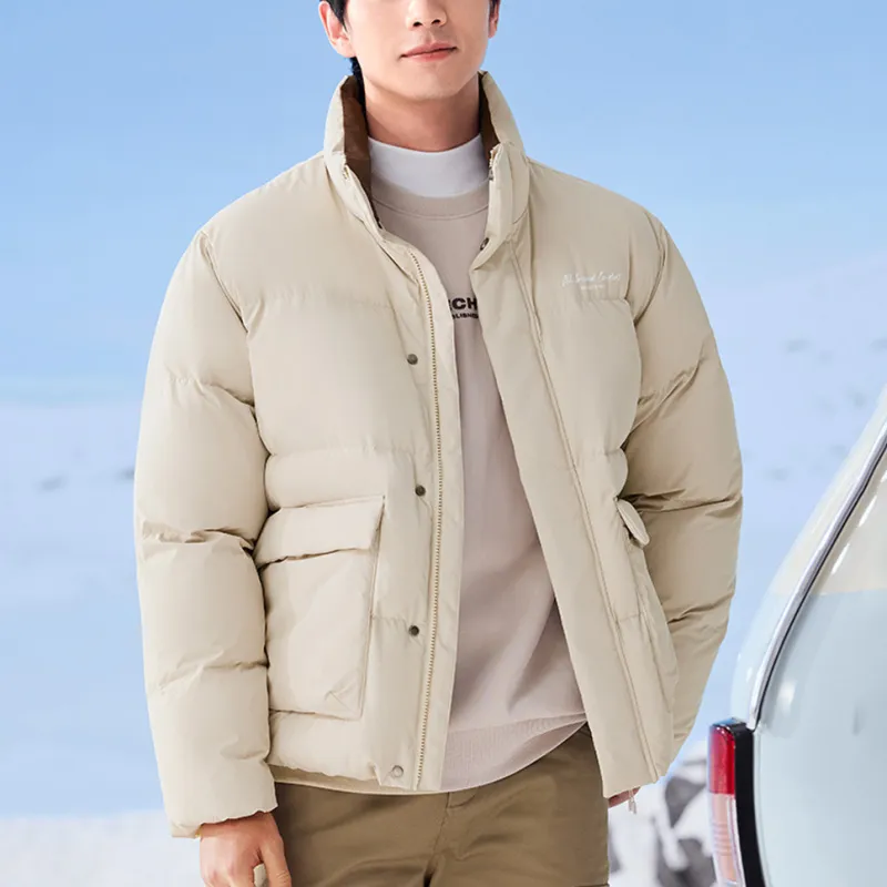 Skechers Sports Alliance Series FW24 Puffer Jacket Unisex Light Brown-2