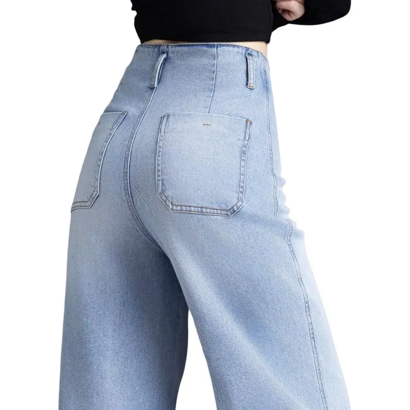 You Cow Me Pants Wide Leg Jeans Women's-3