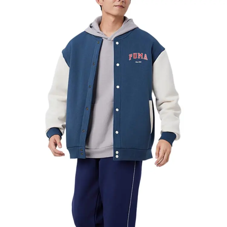PUMA VARSITY TRACK Baseball Jacket Men's Midnight Blue-2