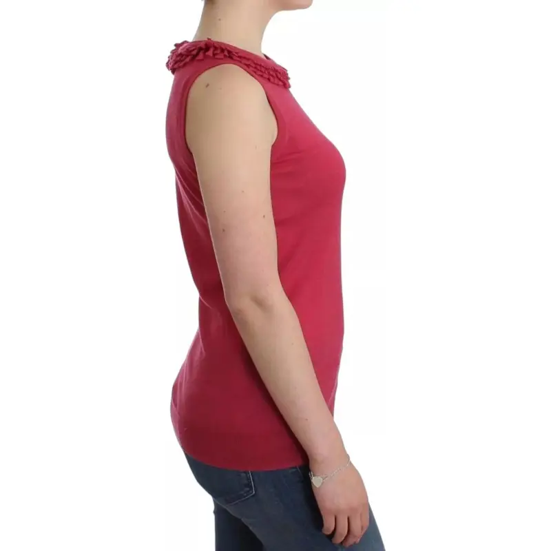 JOHN GALLIANO Tank Tops Women's Red-3