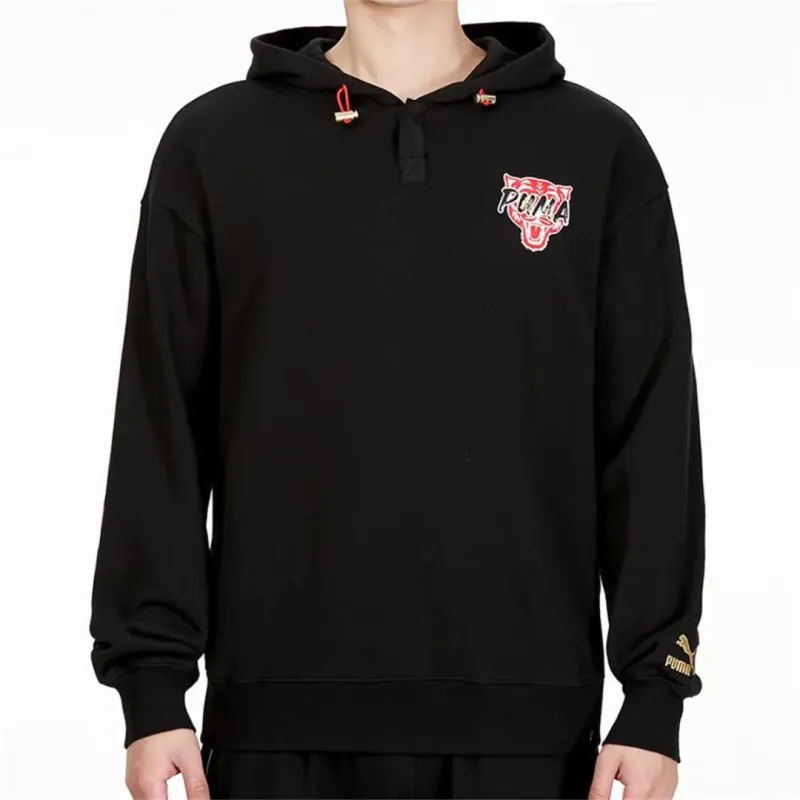 PUMA Sweatshirt Men's Black Shopping Bag Included-3