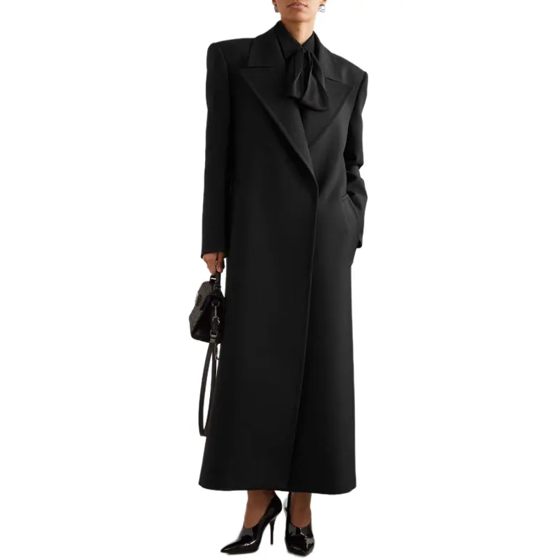 Valentino Coats Men Black-2