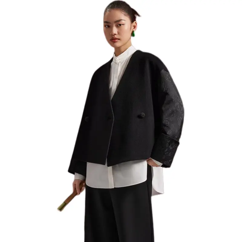 NAWEI Jackets & Coats Women's Black-2