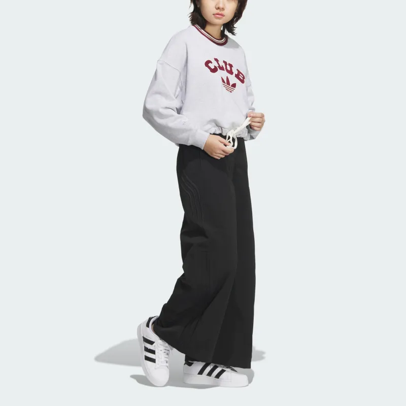Adidas Originals FW24 CREW SWEATSHIRT Women's Light Heather Gray-3