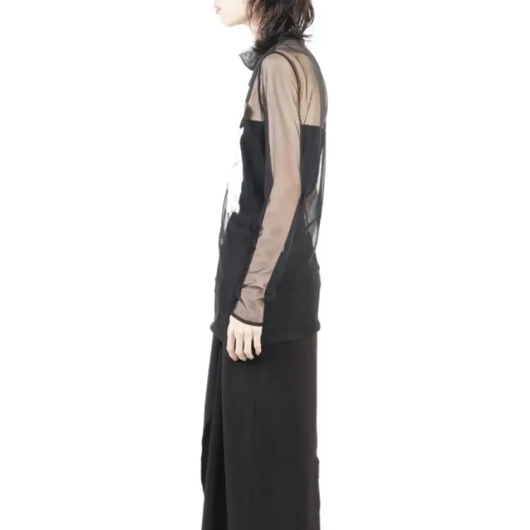 Yohji Yamamoto T Shirt Women's Black-2