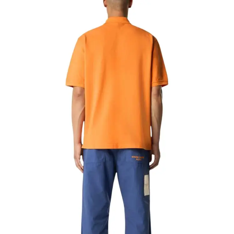 STONE ISLAND Polo Shirts Men Orange-4