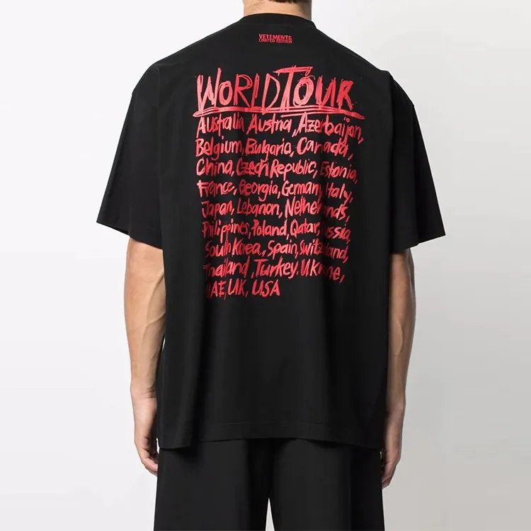 Vetements World Tour T Shirts-4