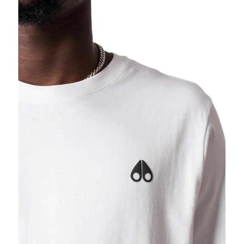 Moose Knuckles Logo Patch Crewneck T Shirt-7