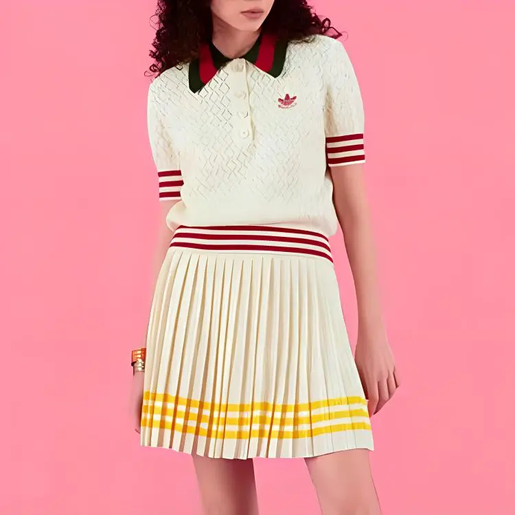 GUCCI X Adidas Cotton Polo-8