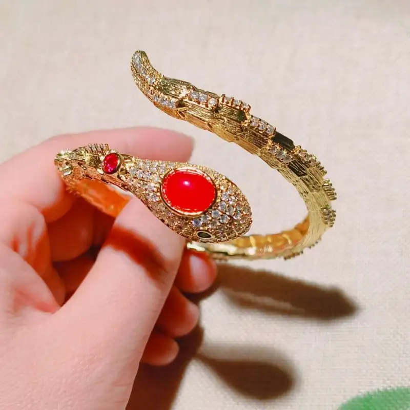 YOULING Chalcedony Bangles Unisex-5