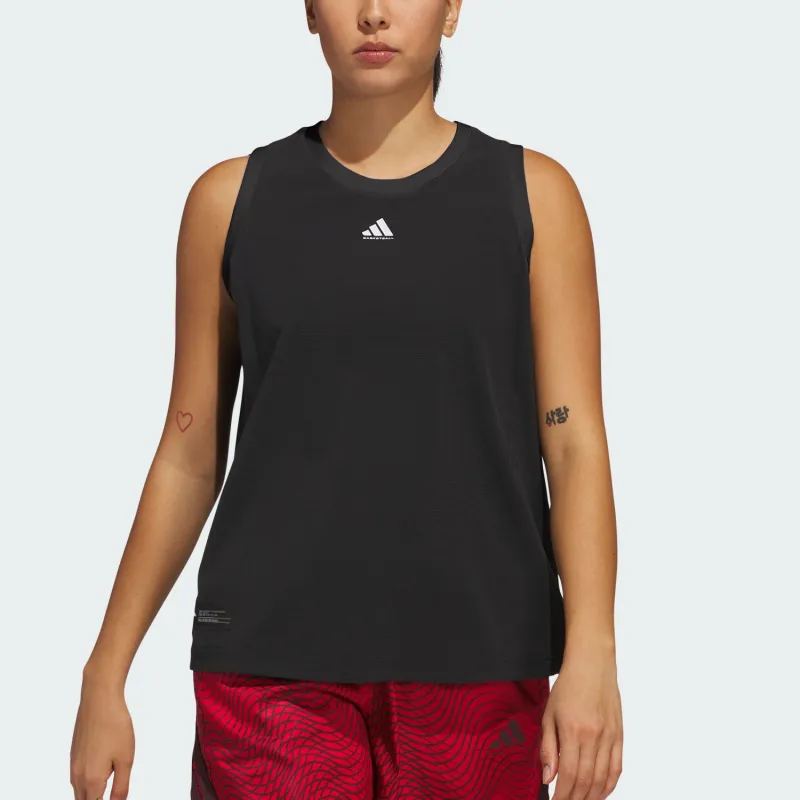 Adidas Climacool SELECT WOVEN TANK TOP Basketball Jersey Women's Black-1