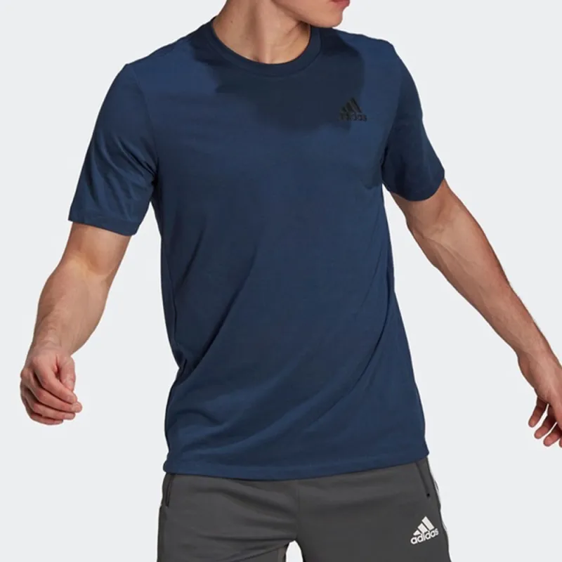 Adidas T Shirts Men Dark Blue-1