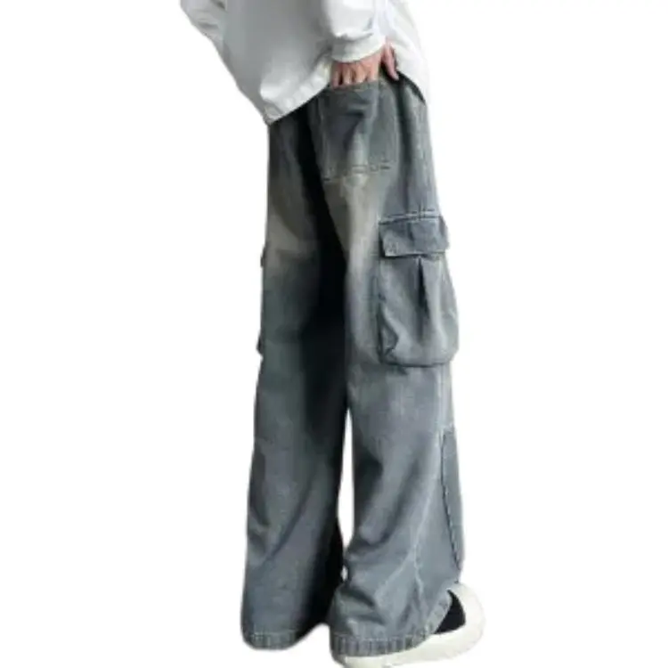 HOKLV Jeans Unisex-3