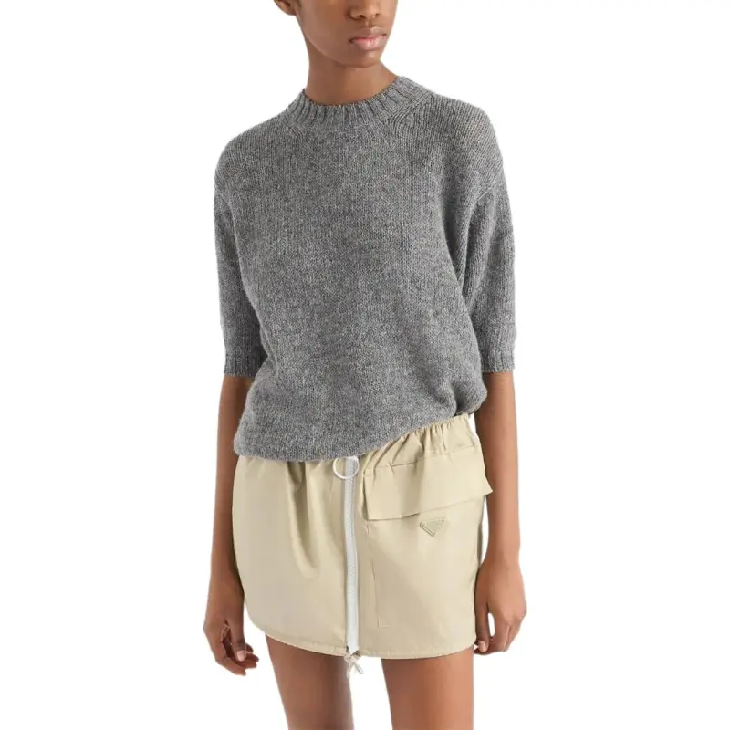 PRADA Re Nylon Mini Skirt-3