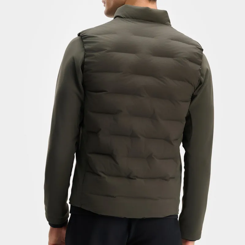 FILA Athletics Down Jacket Men's Densely Spotted Gray-4