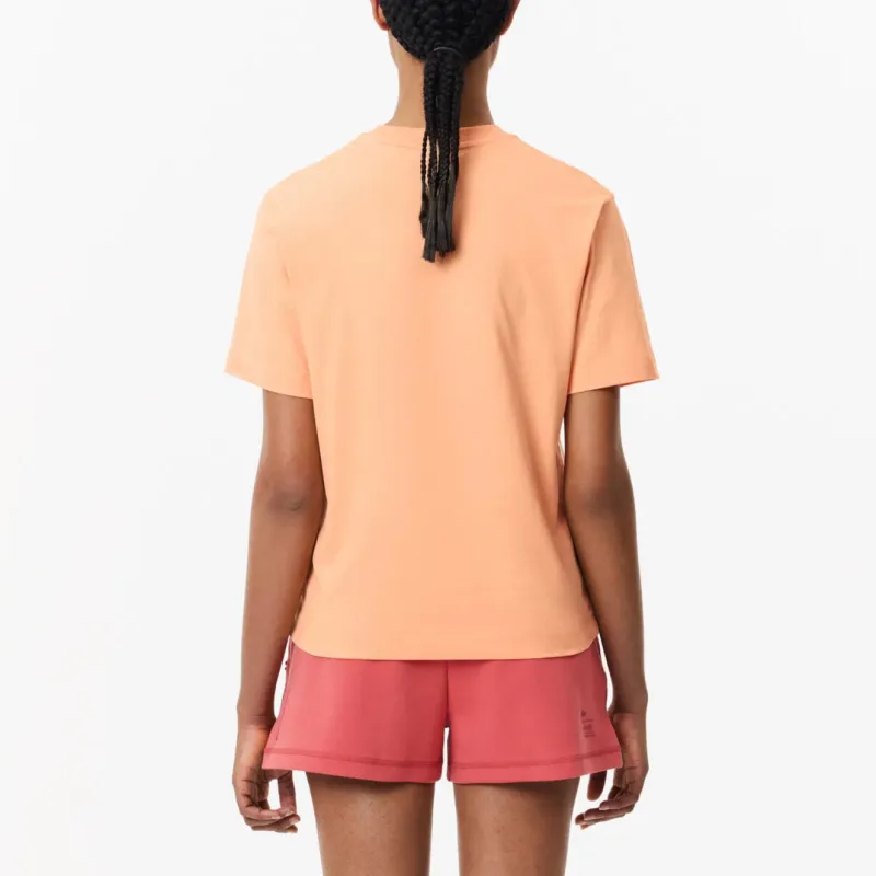 LACOSTE Logo appliqué Cotton T shirt-2