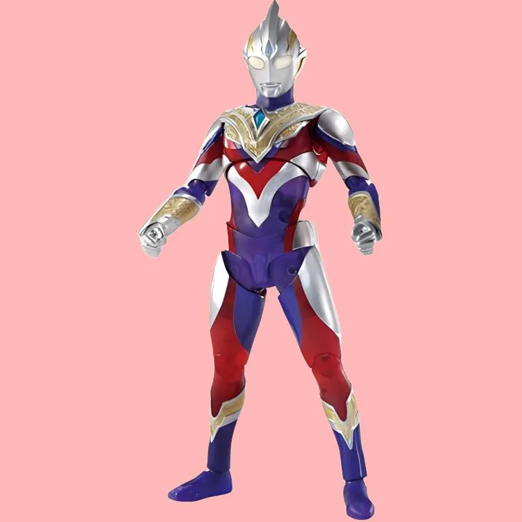 BANDAI Ultraman Trigger Ichiban Kuji A Reward Composite Type Transparent Coating Version. Action Figures-2