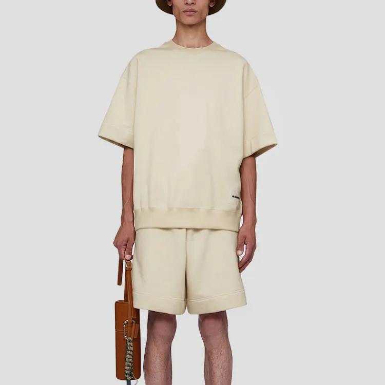 JIL SANDER Short sleeve Cotton Sweatshirt-1