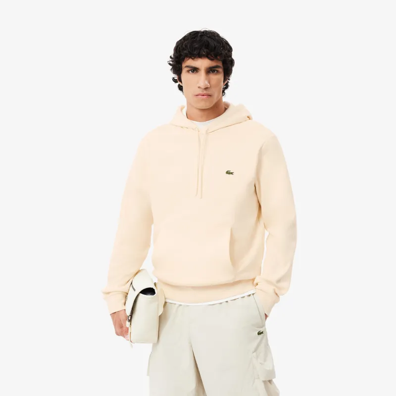 LACOSTE Logo Embroidered Drawstring Hoodie-3