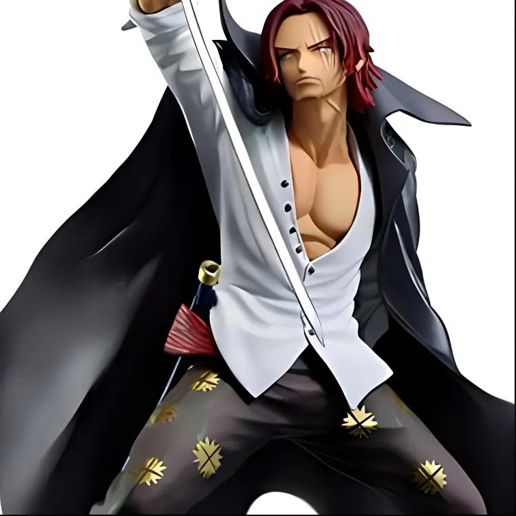 BANDAI Ichibansho One Piece Dynamism Of Ha Shanks Action Figure White & Black-1