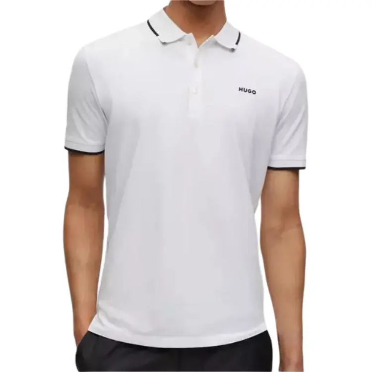 HUGO BOSS Logo Printed Polo Shirt-1