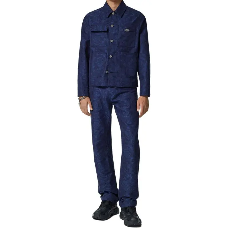 VERSACE Barocco Jacquard Button Up Jacket-3