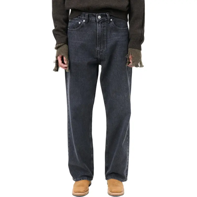 OUR LEGACY Straight Leg Washed Jeans-3