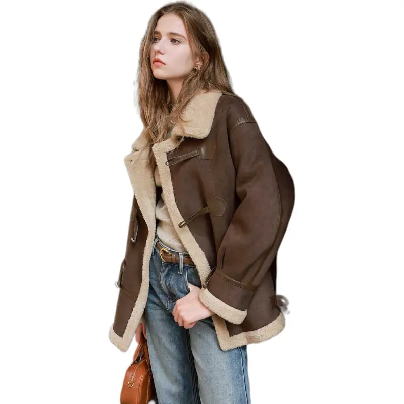 3COLOUR Jackets & Coats Women's Hazelnut Brown-2