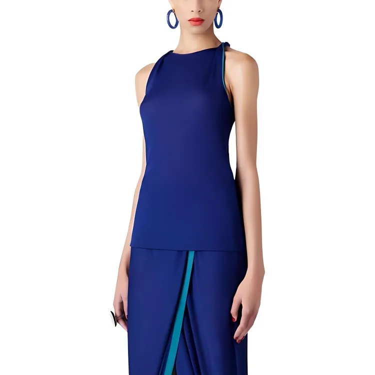 GIORGIO ARMANI T Shirts Women's Blue-2