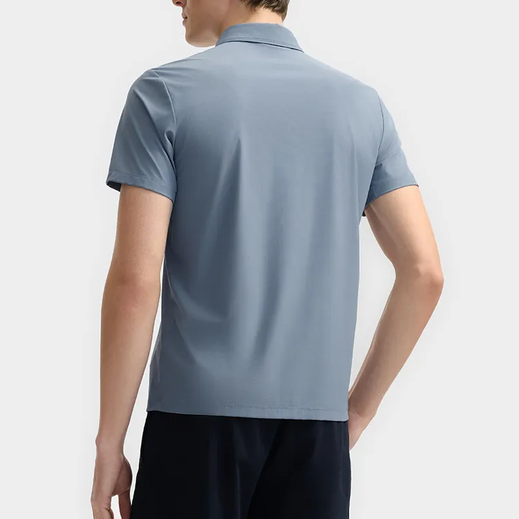 FILA Polo Shirt Men's Polar Ice Blue-2