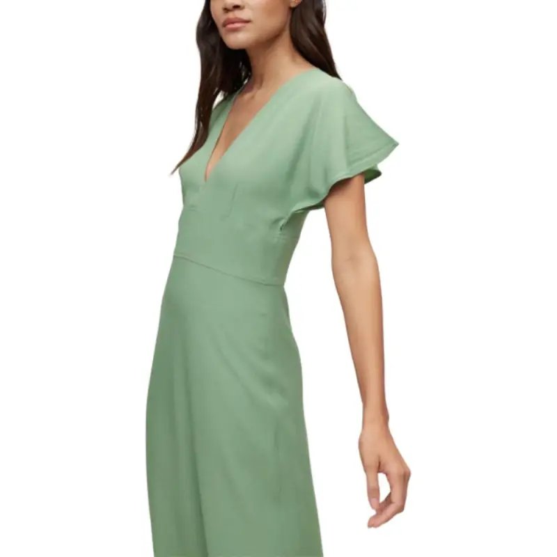 HUGO BOSS Short Sleeved V Neck Dress-4