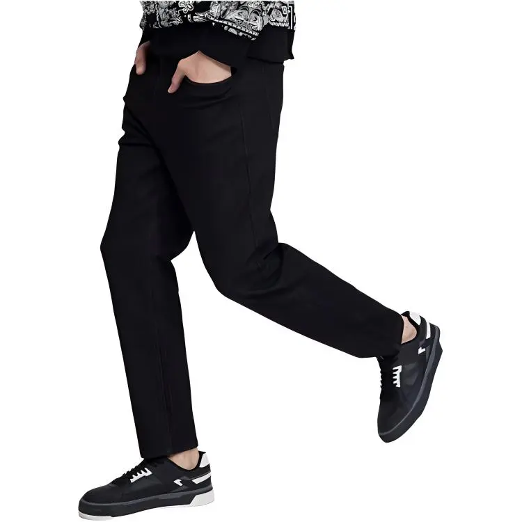 FAIRWHALE Jeans Men Black-2