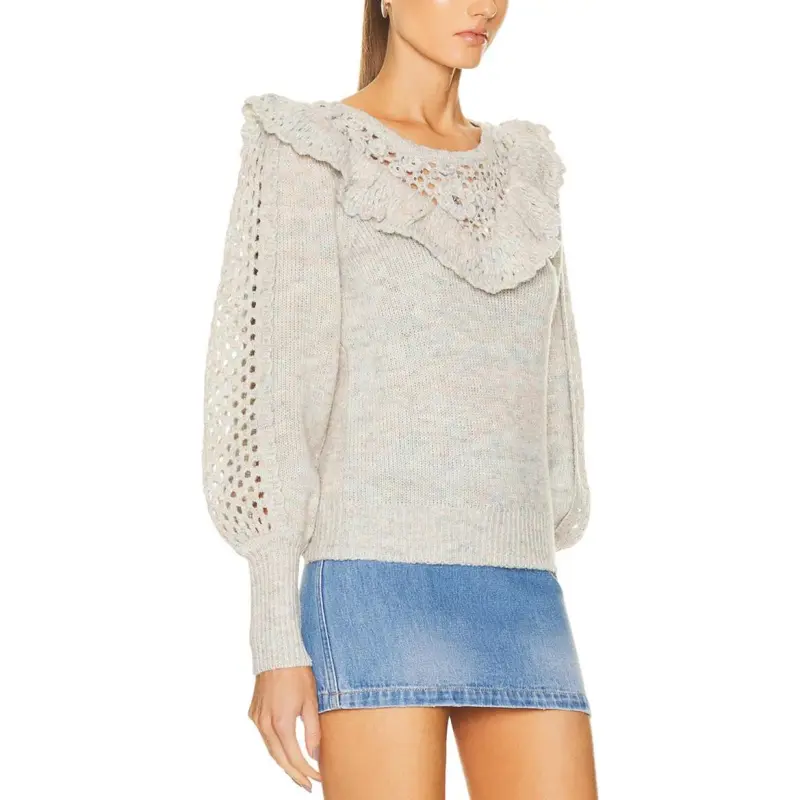 LOVESHACKFANCY Sweater Women's Gray-2