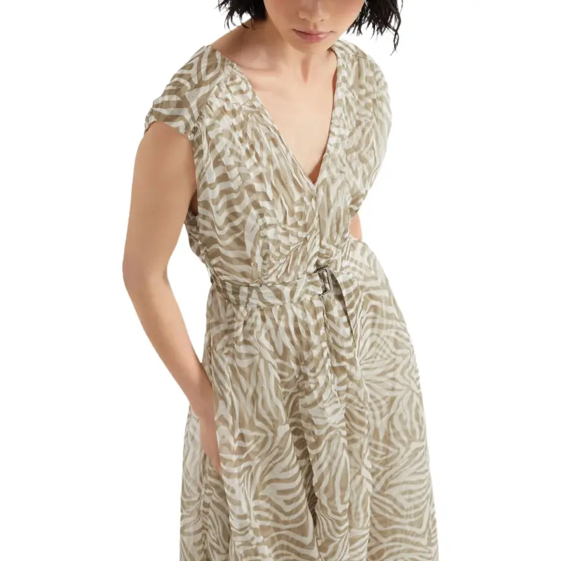 Brunello Cucinelli Printed Silk Dress-4