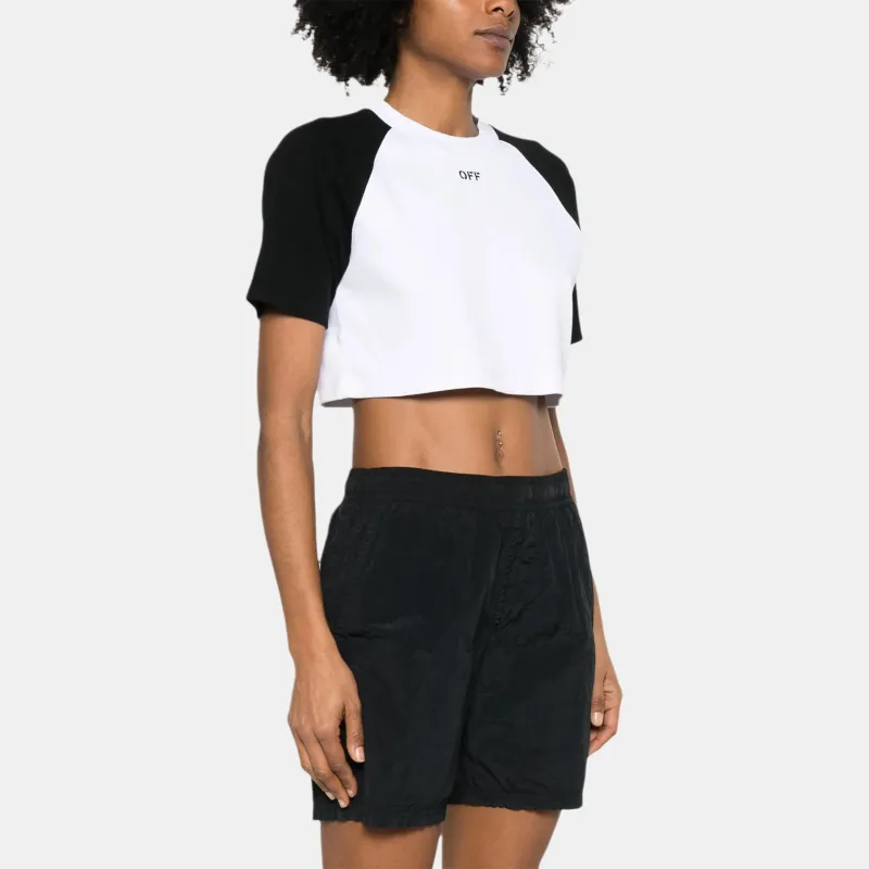 OFF WHITE Cropped T shirt-2