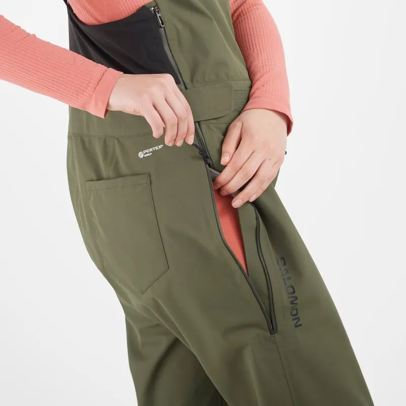 SALOMON STANCE Overalls Women's Olive-4