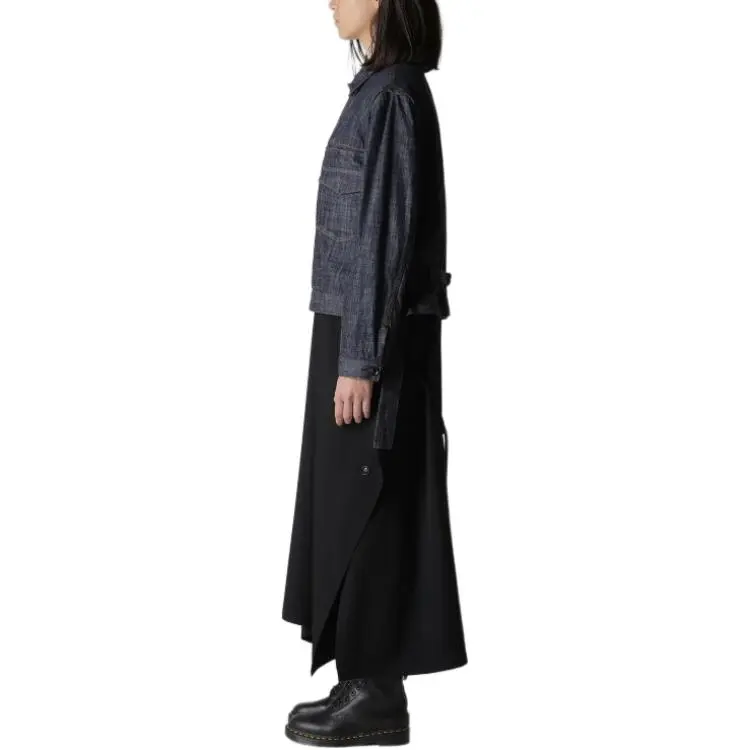 Yohji Yamamoto KO Tucked Denim Jacket 'Indigo'-4